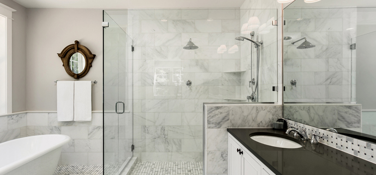 bathroom shower door installation in Bell Gardens