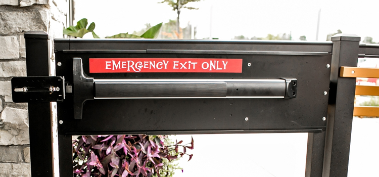 emergency push bar installation in Bell Gardens
